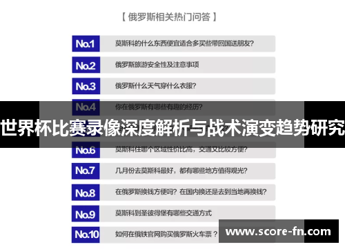 世界杯比赛录像深度解析与战术演变趋势研究